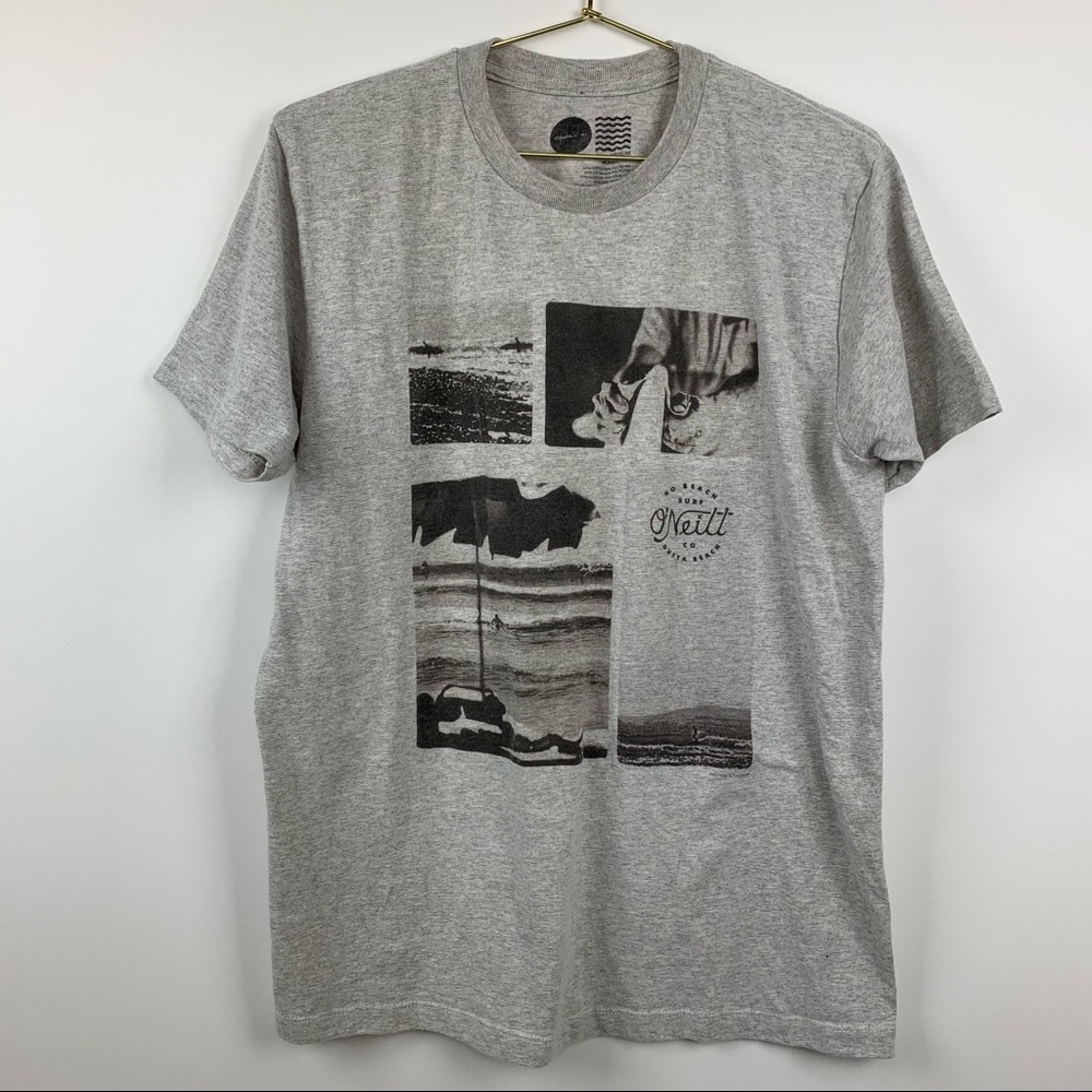 O’Neill Men’s Short Sleeve Logo Tee Gray Size M